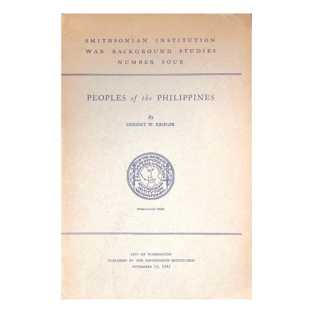 Peoples of the Philippines by Herbert W. Krieger Front cover