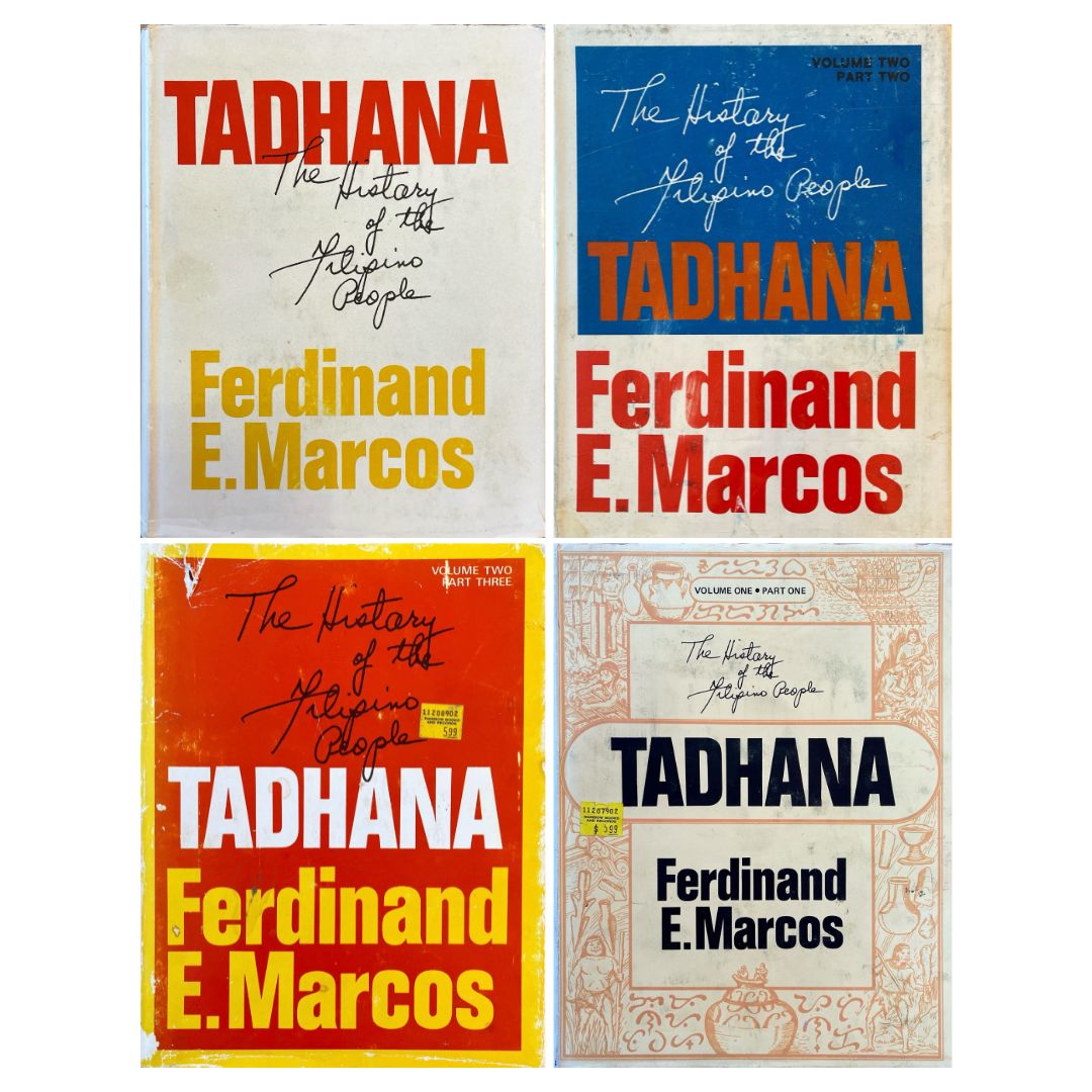 Tadhana by Ferdinand Marcos Front Cover 4 Volumes