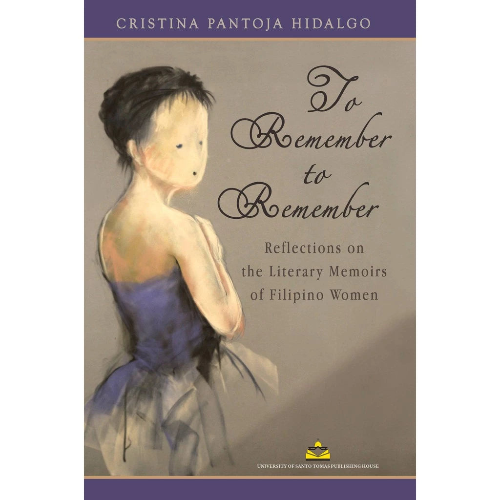 To Remember to Remember by Cristina Pantoja Hidalgo Front Cover