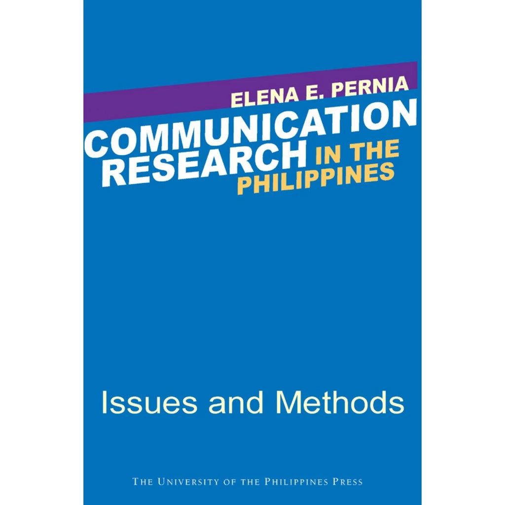 Communication Research in the Philippines By Pernia, Elena E. Front Cover