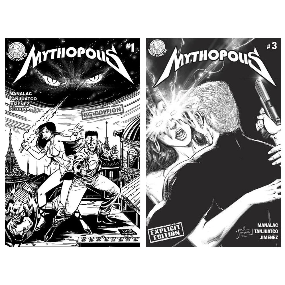 MYTHOPOLIS #1 and #3 Front Cover