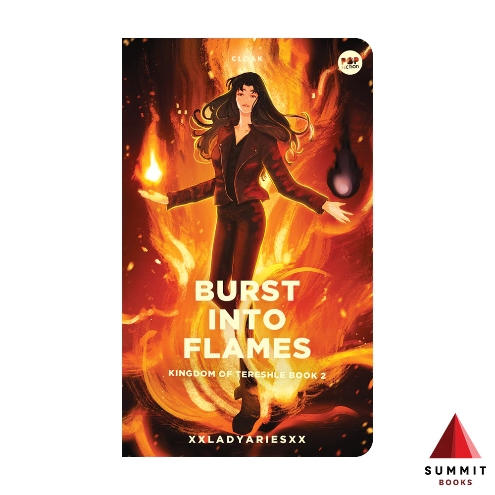 Burst Into Flames by xxladyariesxx Front Cover