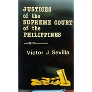 Justices of the Supreme Court of the Philippines Vol. 3 Front Cover