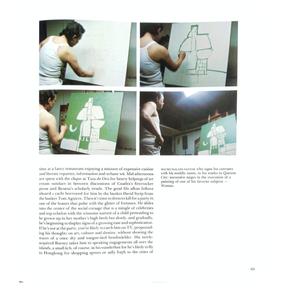 The Philippine Art Scene by Manuel D. Duldulao Image of a Painter and a Masterpiece