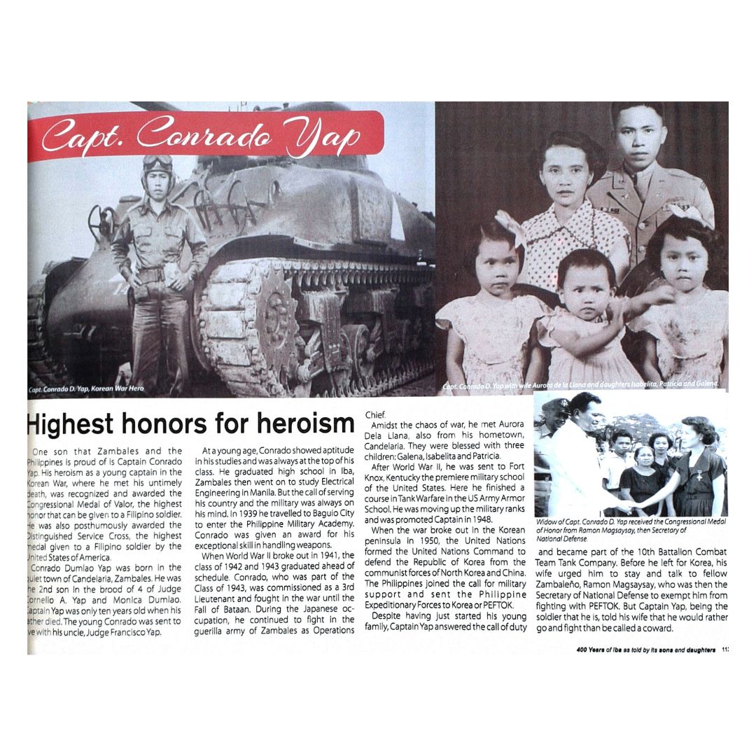 Iba Kami! Zambales 400 years of Iba as told by its sons & daughters  Picture of Capt. Conrad Yap