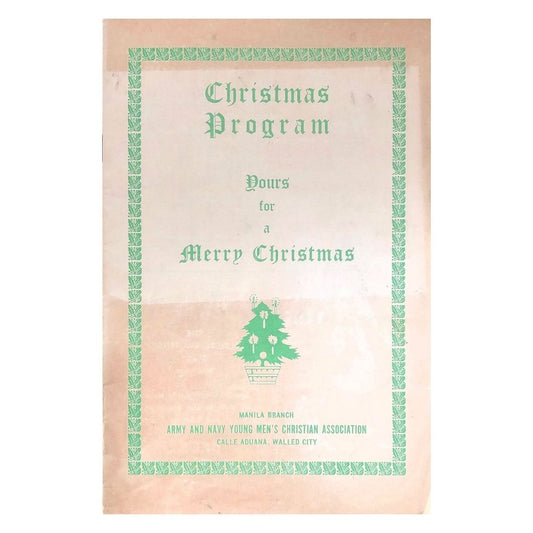 Christmas Program Front cover