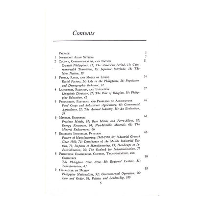 The Philippines: Nation of Islands by Alden Cutshall Table of contents