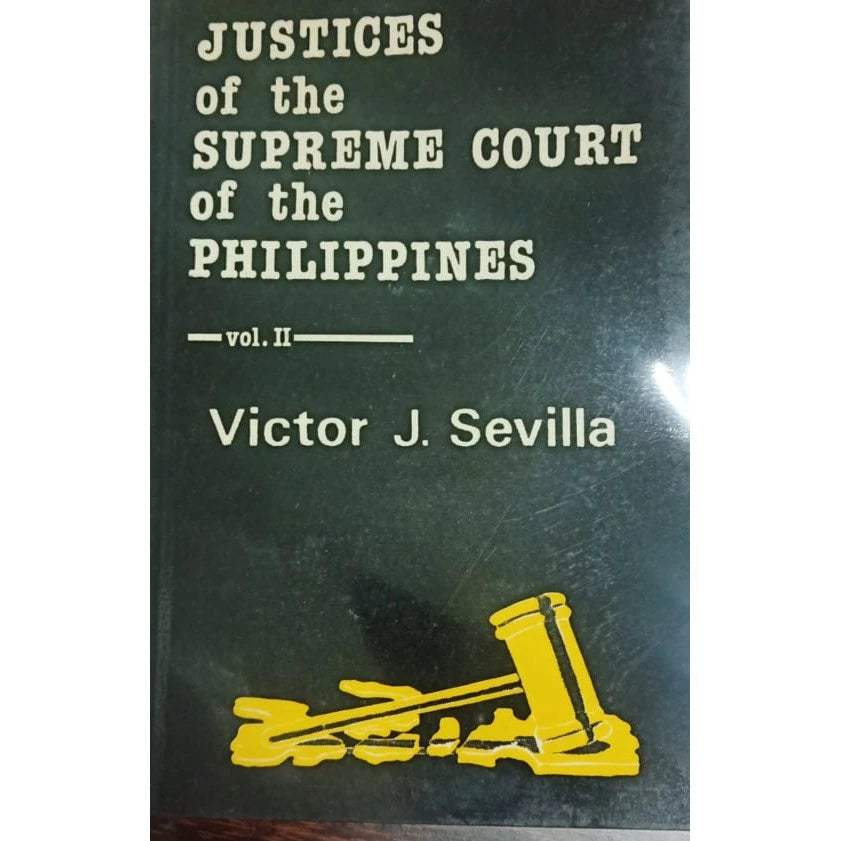 Justices of the Supreme Court of the Philippines Vol. 2 Front Cover