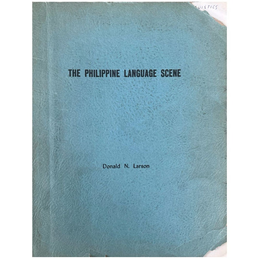 The Philippine Language Scene by Donald N. Larson (Front Cover)