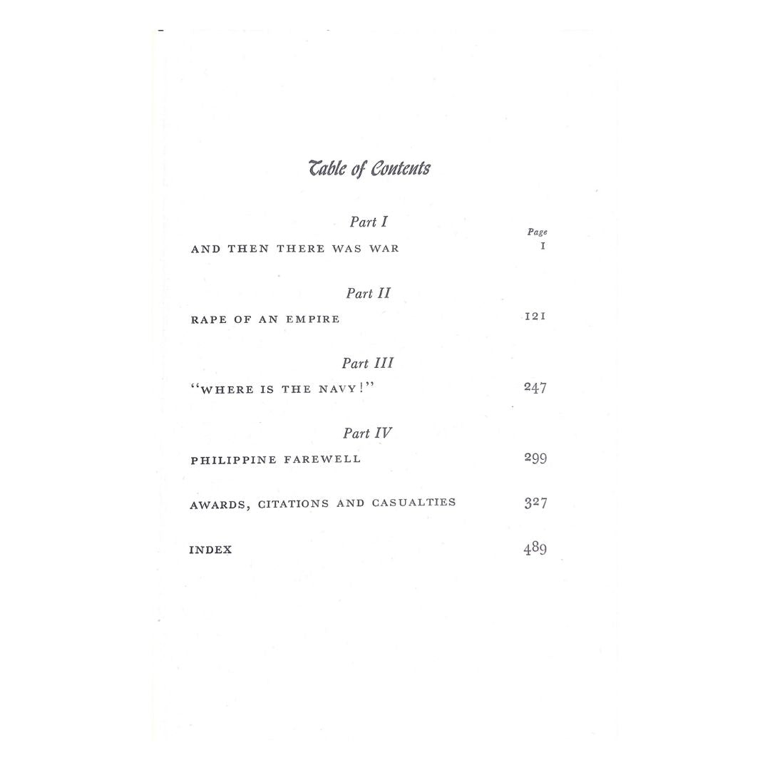 Battle Report: Pearl Harbor to Coral Sea by  Farrar & Rinehart Table of contents