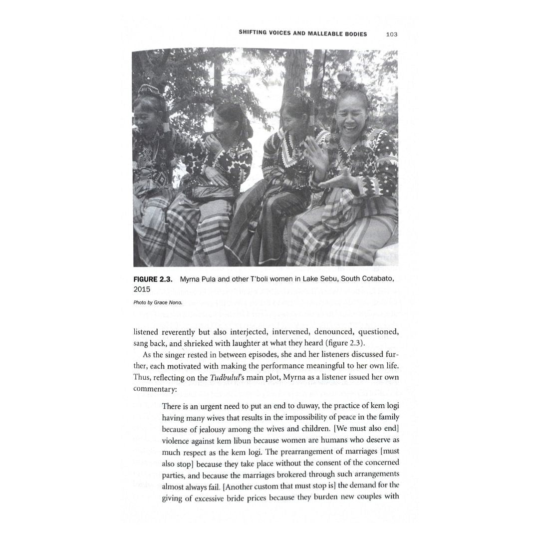 Babaylan Sing Back Philippine Shamans and Voice, Gender, and Place by Grace Nono  Image of T'boli woman in Lake 