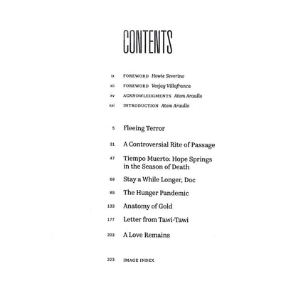 Atom Araullo: A View from the Ground by Atom Araullo Table of contents
