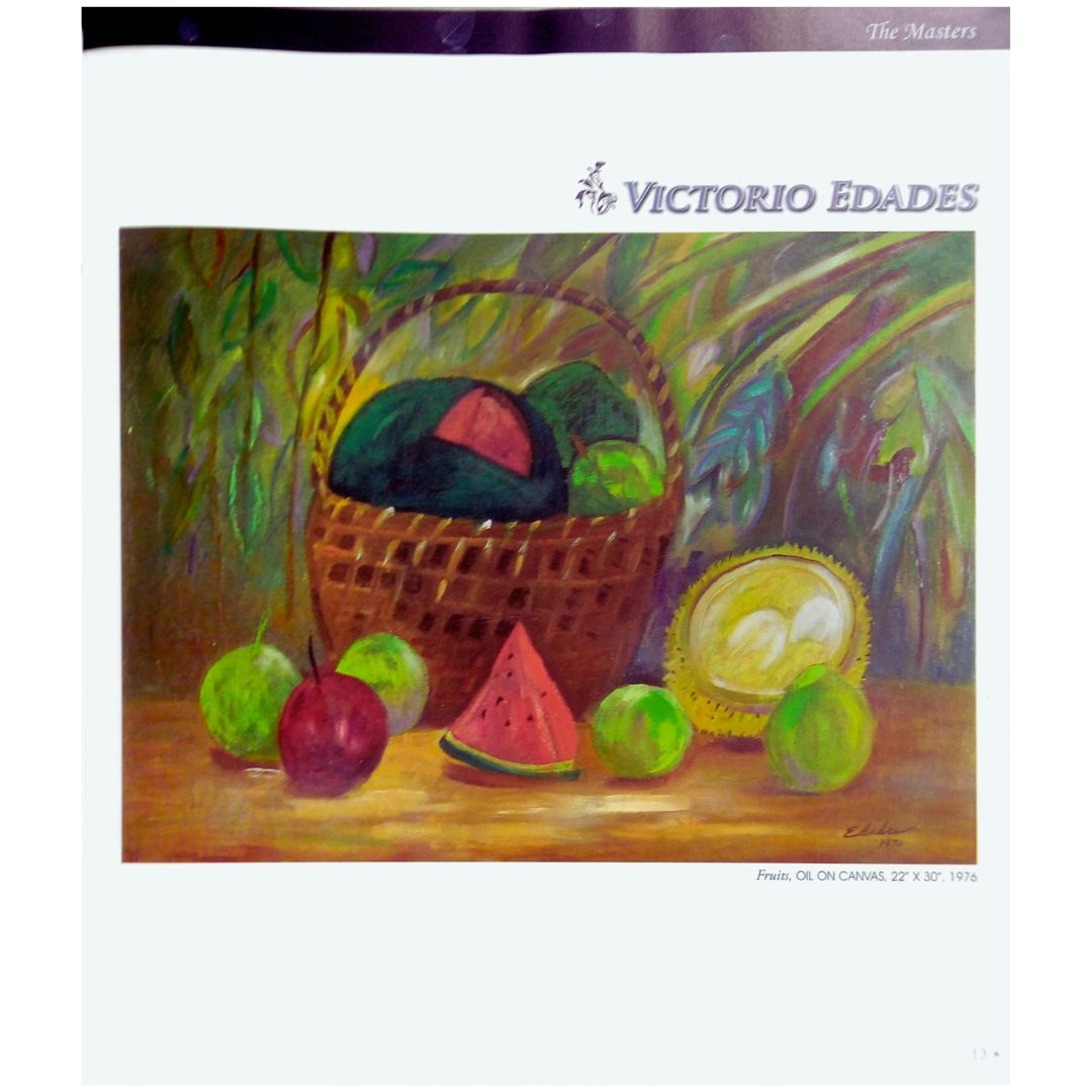 A Collection of Ageless Art Vol. 4: Flora and Fauna In Philippine Art by Carlos A. Arellano Image of a Masterpiece of Victorio Edades