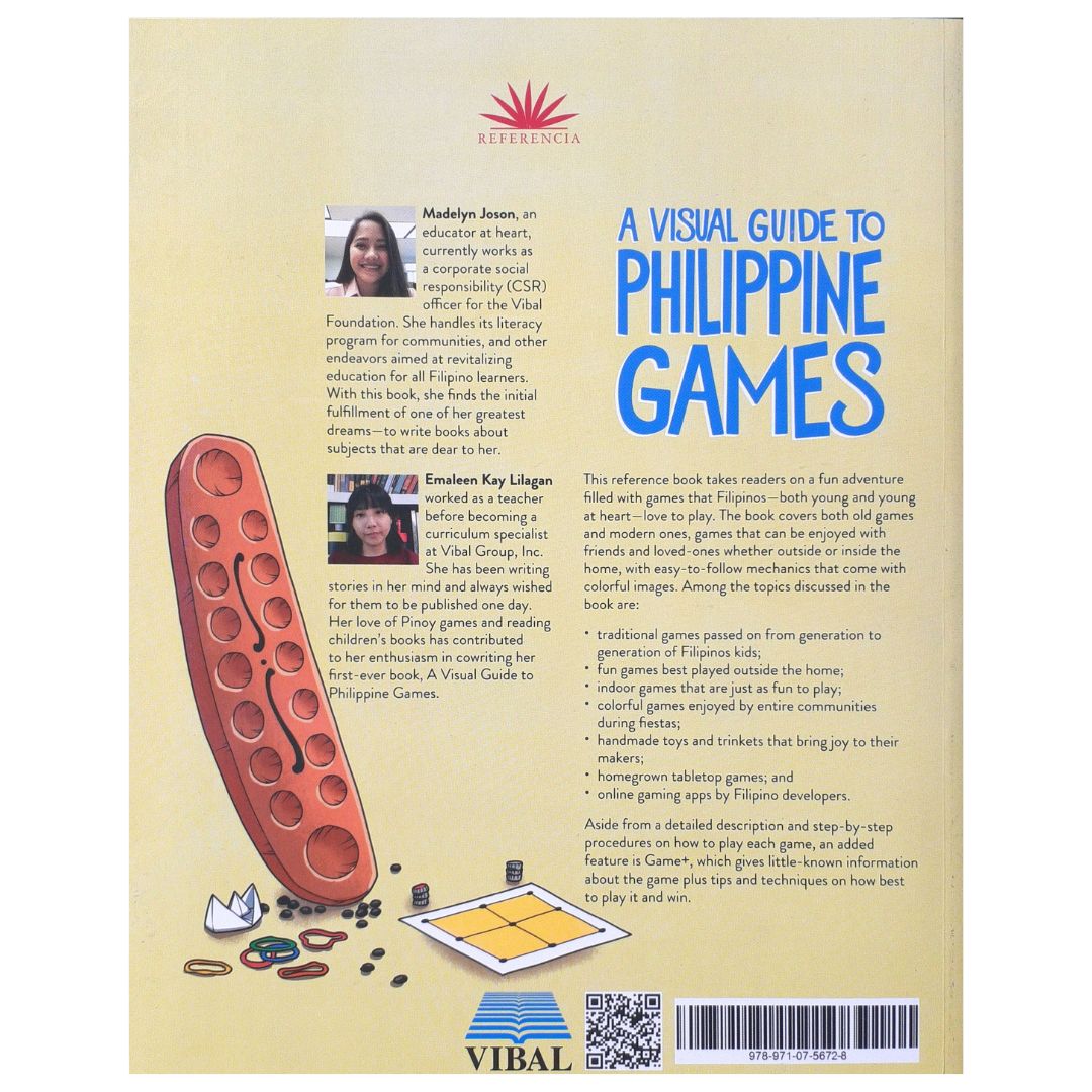 A Visual Guide to Philippine Games by Emaleen Kay Lilagan Back Cover