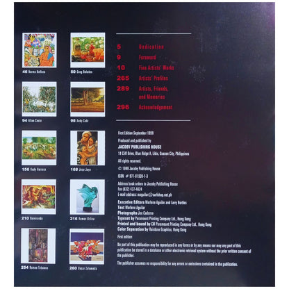 Fine Artists of the Philippines 1999 by Marlene Aguilar Table of Contents