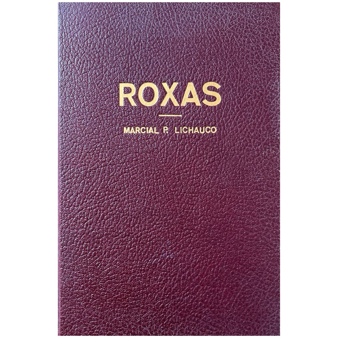 Roxas by Marcial P. Lichauco (Front Cover)