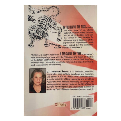 In the Claw of the Tiger by G. Thomson Fraser Back cover