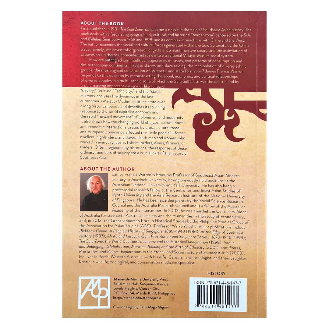 The Sulu Zone: 1768-1898 (Back Cover)