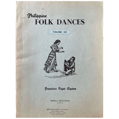 Philippine Folk Dances Vol .6 by Francisca Reyes Aquino (Front Cover)