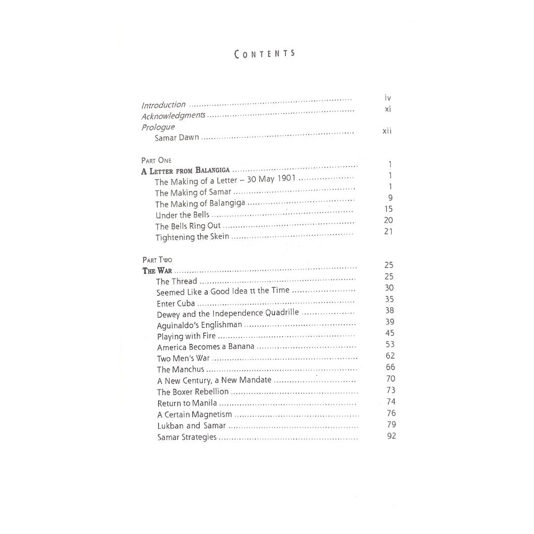 Hang the Dogs: The True Tragic History of the Balangiga Massacre by Bob Couttie Table of contents