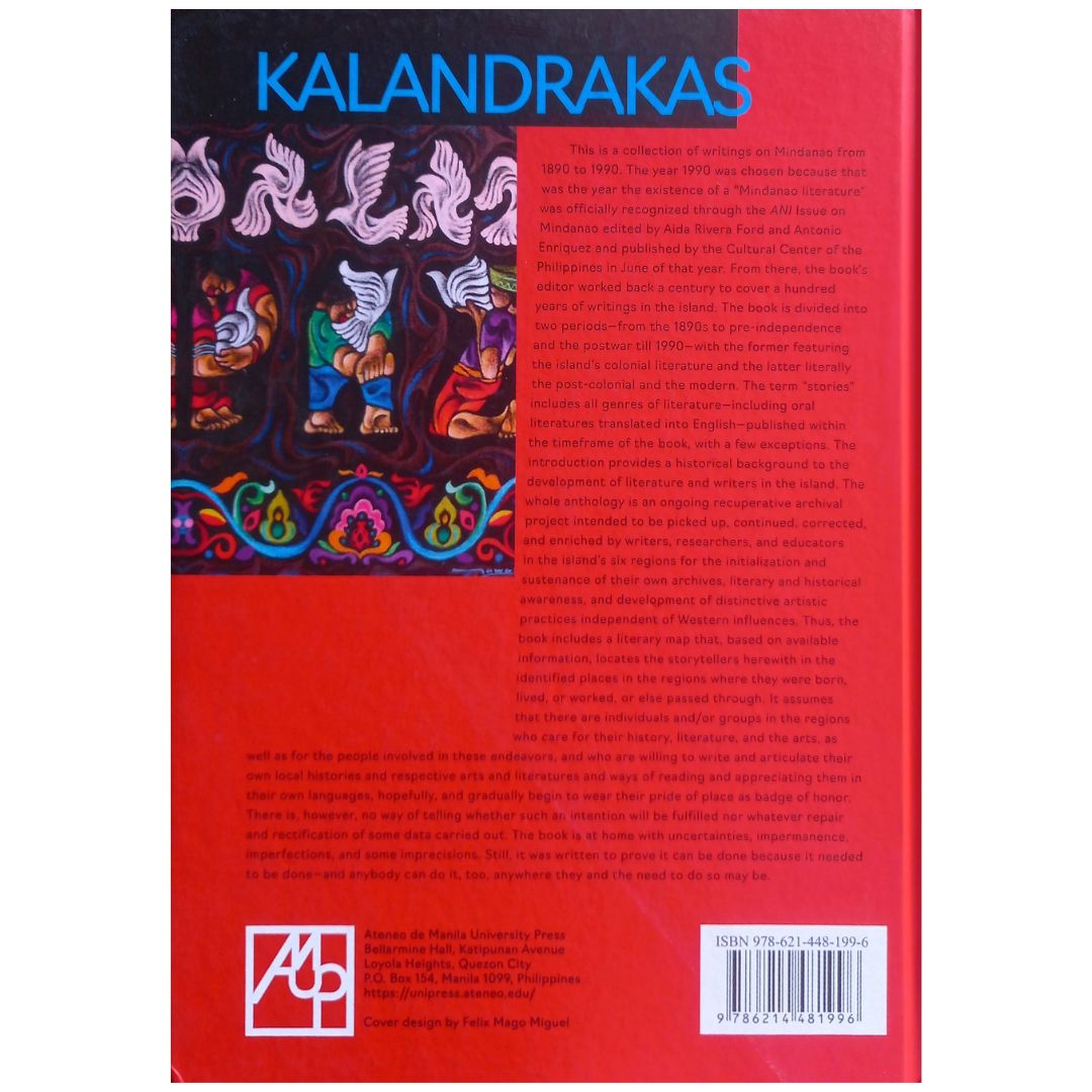 Kalandrakas Part 2: 1946-1990 by Ricardo M. De Ungria Back Cover