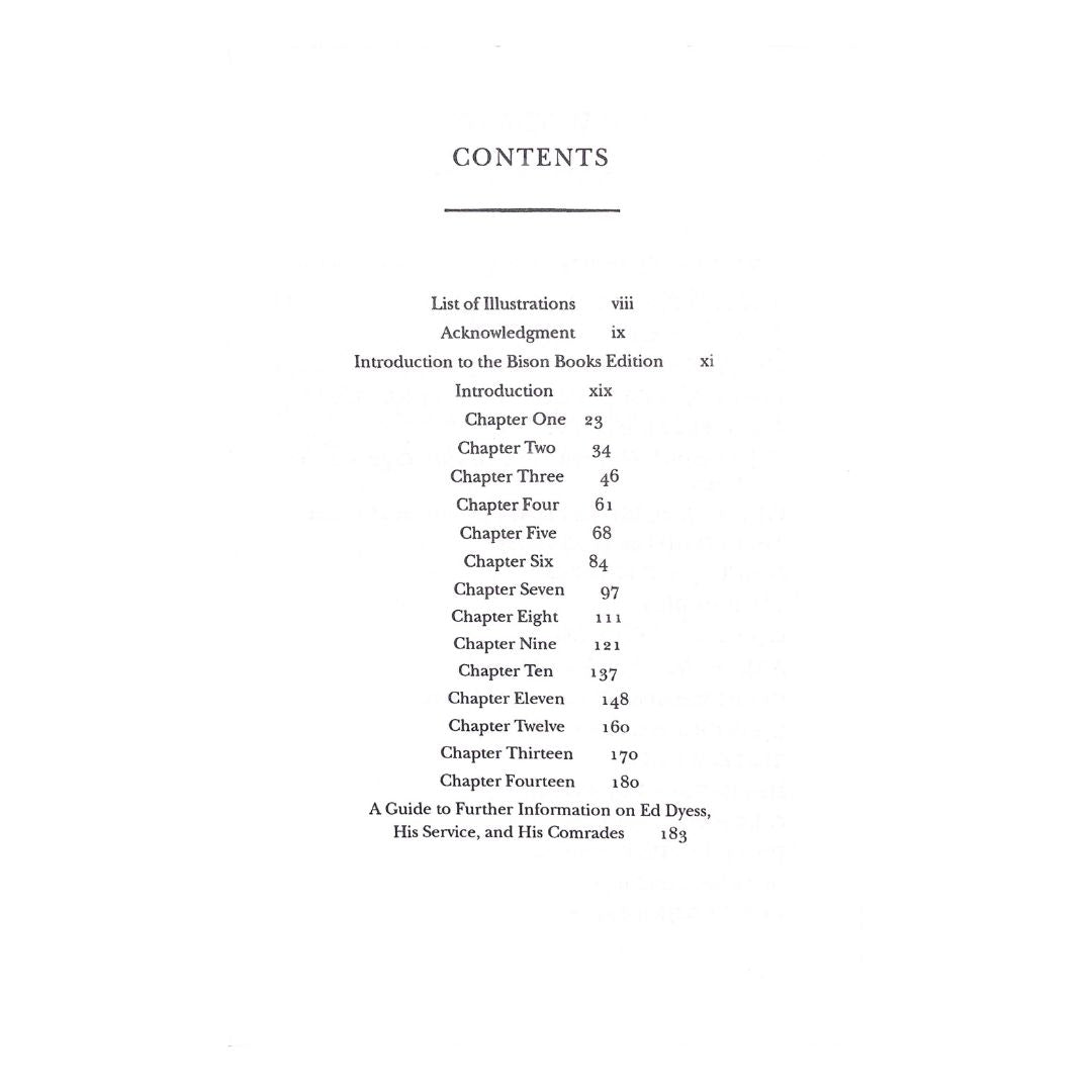 Bataan Death March: A Survivor's Account by Lt. Col. William E. Dyess Table of contents