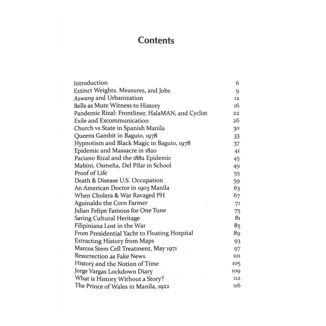 History in Lockdown: Looking Back 17 by Ambeth R. Ocampo Table of Contents