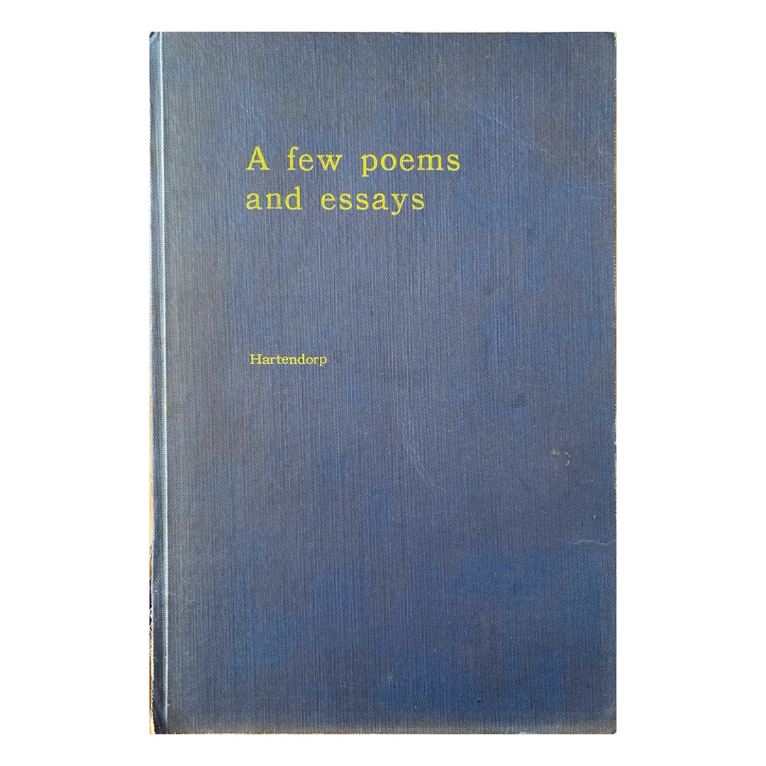 A few poems and essays by A. V. H. Hartendorp Front cover