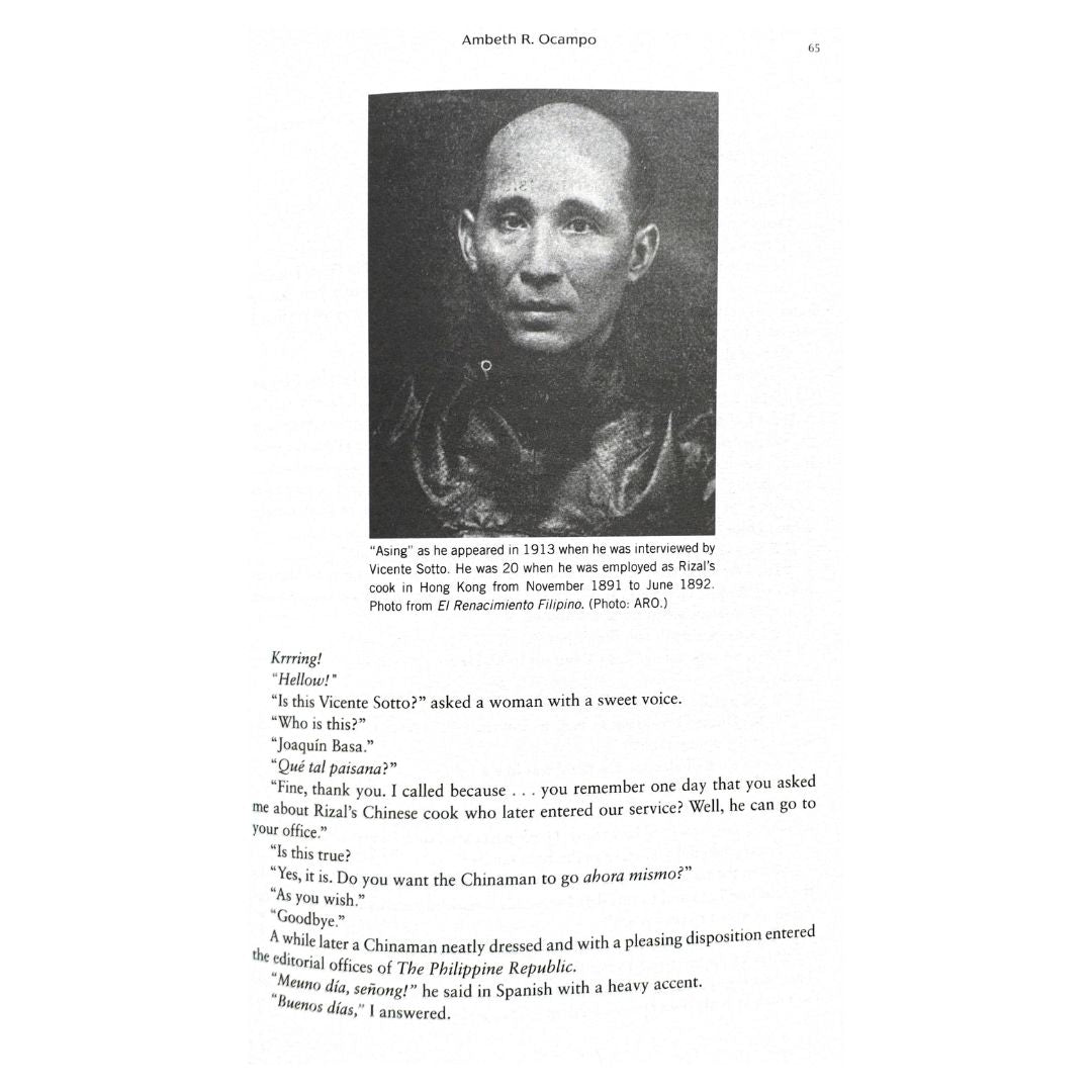 Rizal Without The Overcoat: 32nd Anniversary edition by Ambeth R. Ocampo (Picture of A Man