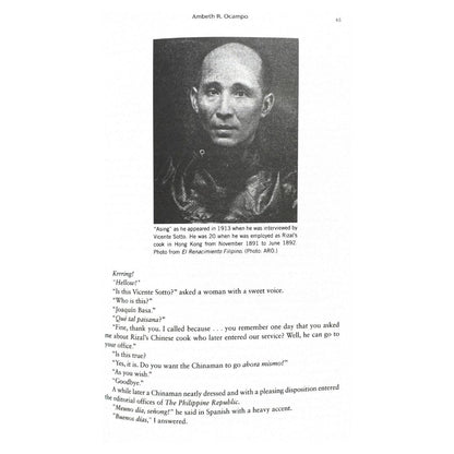 Rizal Without The Overcoat: 32nd Anniversary edition by Ambeth R. Ocampo (Picture of A Man