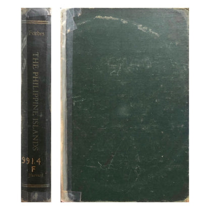 The Philippine Islands by W. Cameron Forbes Front cover and spine