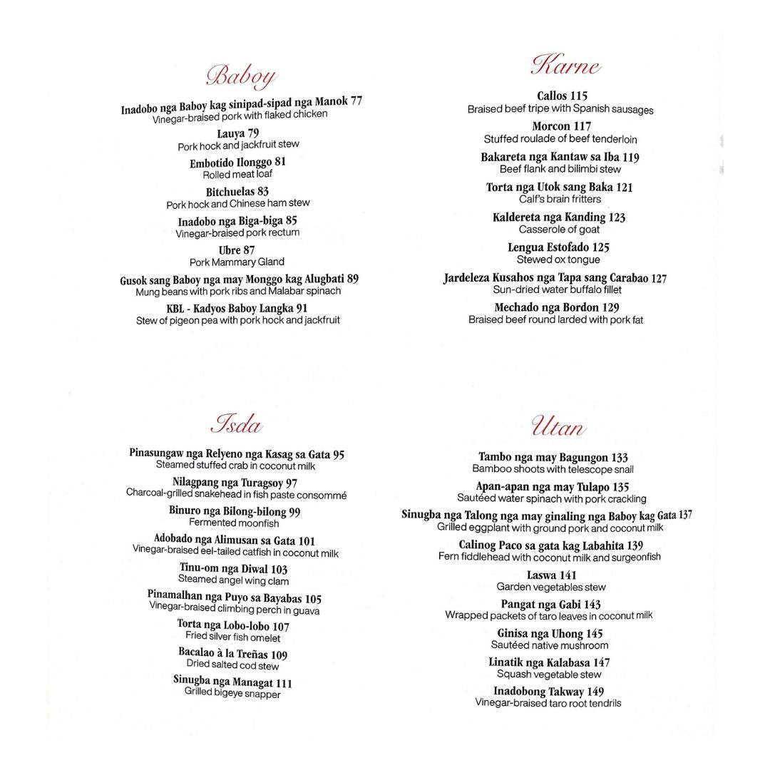 Flavors of Iloilo (Different Recipes)