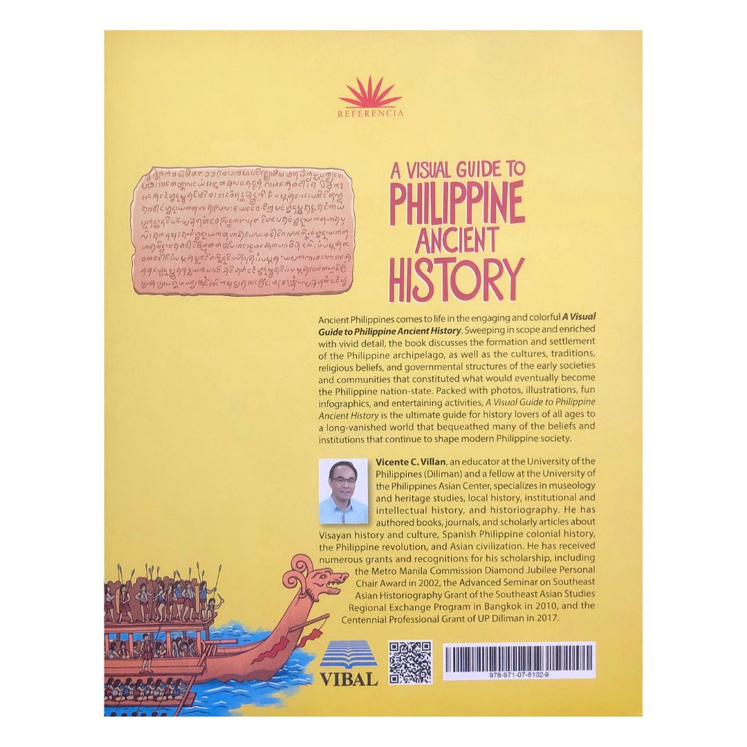 A Visual Guide to Philippine Ancient History by Vicente C. Villan Back cover