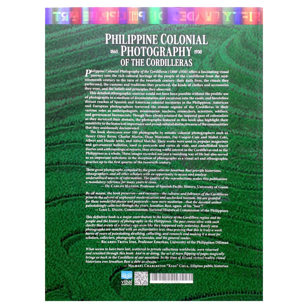 Philippine Colonial of the Cordilleras 1860-1930 By Jonathan Best (Back Cover)