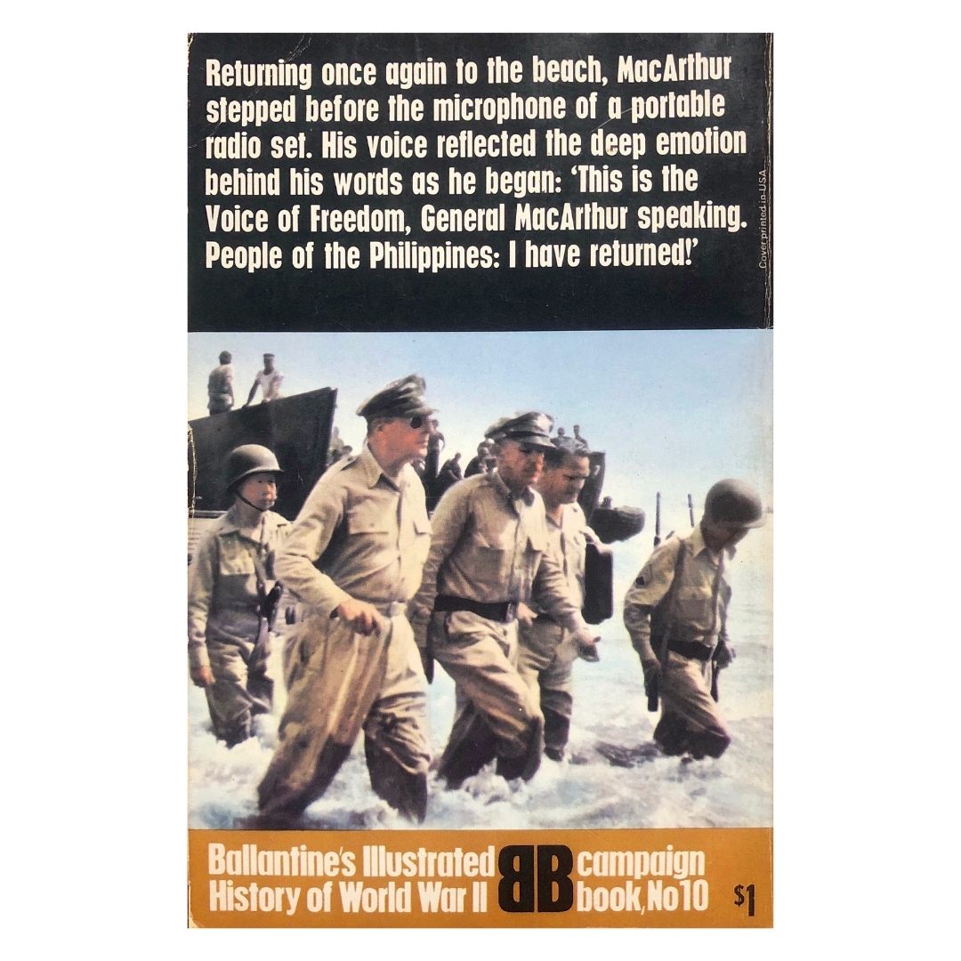 Liberation of the Philippines by Stanley Falk  Back cover
