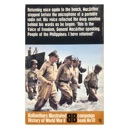 Liberation of the Philippines by Stanley Falk  Back cover