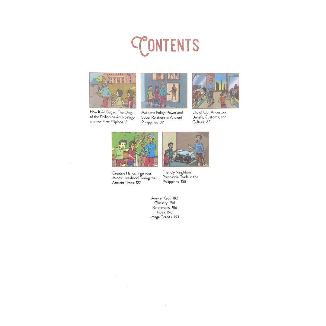 A Visual Guide to Philippine Ancient History by Vicente C. Villan Table of Contents