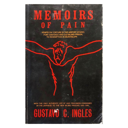 Memoirs of Pain by Gustavo C. Ingles Front cover