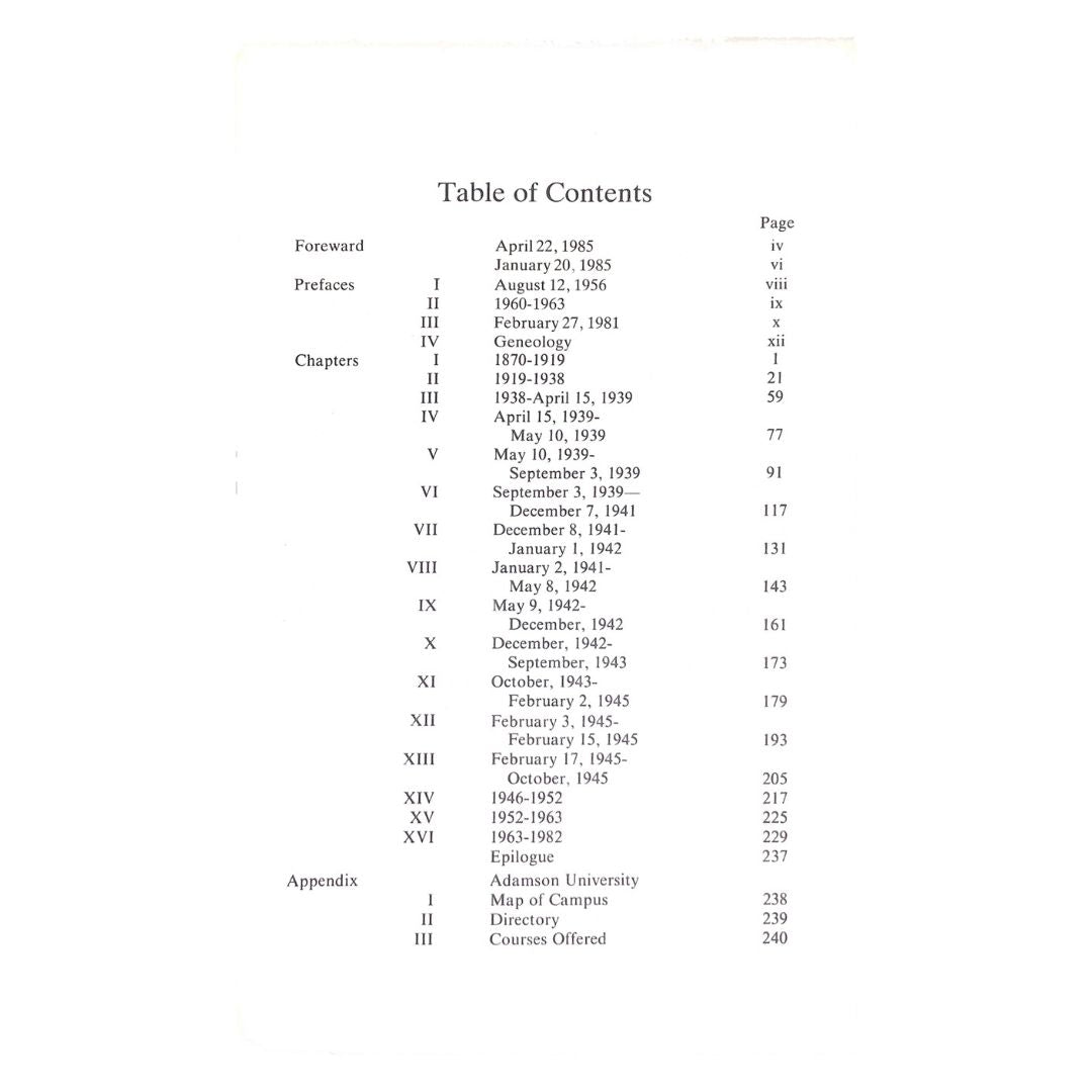 Gods Angels Pearls & Roses by Sofia Adamson Table of contents