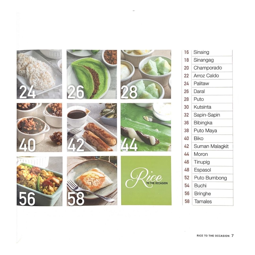 Rice to the Occasion By Chef Tatung Sarthou (Table of Contents)