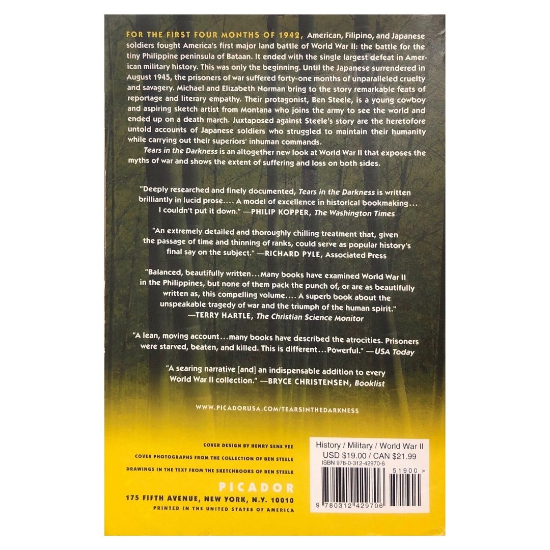 Tears in the Darkness by Michael Norman and Elizabeth M. Norman Back cover