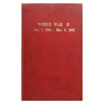 World War II: Dec 7, 1941 - May 8, 1945 by Nat Hyman Front cover