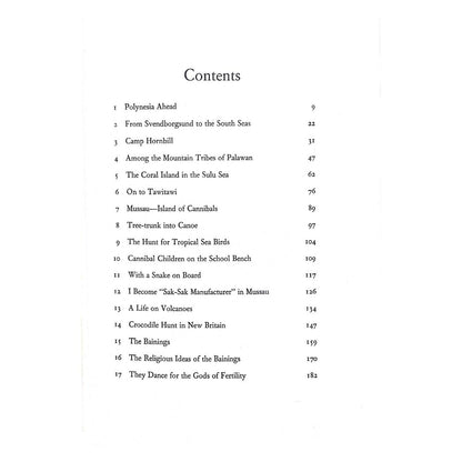Strange Island: The Noona Dan in The South Seas by Arvid Klemensen Table of contents