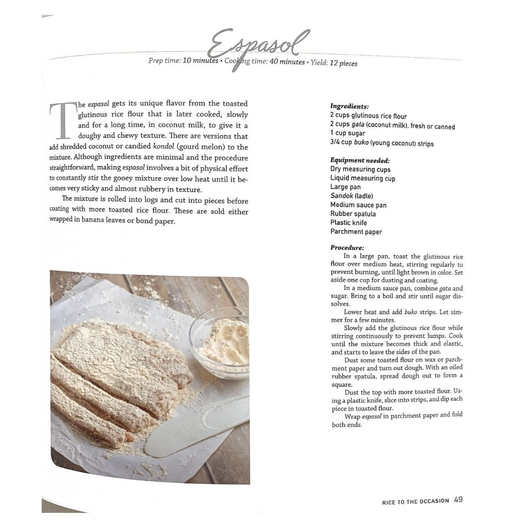 Rice to the Occasion By Chef Tatung Sarthou (Recipe of Espasol)