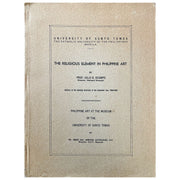 The Religious Element in Philippine Art By Prof. Galo B. Ocampo (Front Cover)