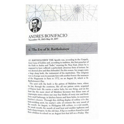 A Question of Heroes: By Nick Joaquin (Andres Bonifacio)
