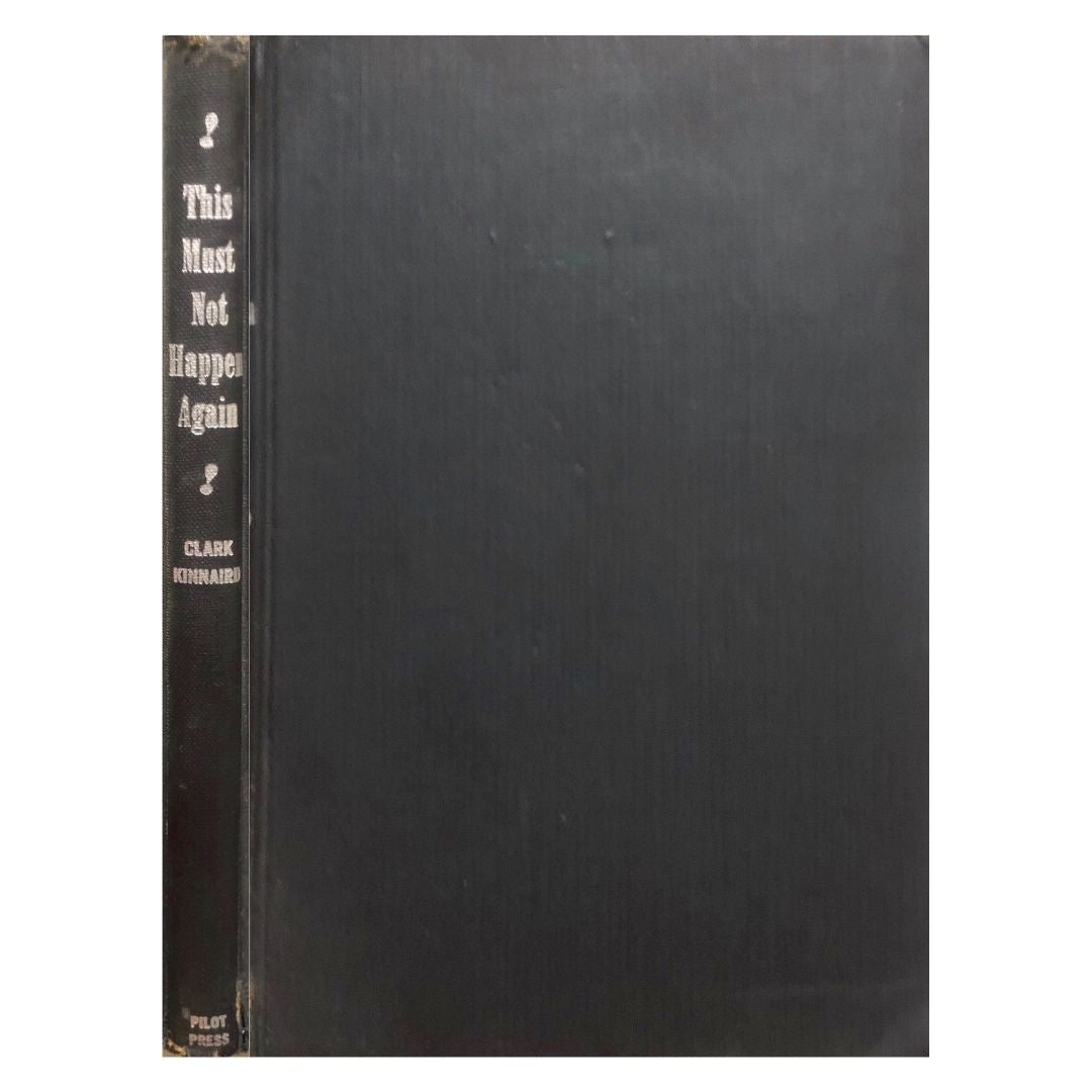 This Must Not Happen Again by Clark Kinnaird Front cover