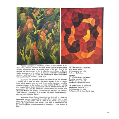 Contemporary Philippine Art By Manuel D. Duldulao (Paintings By Hernando Ocampo)