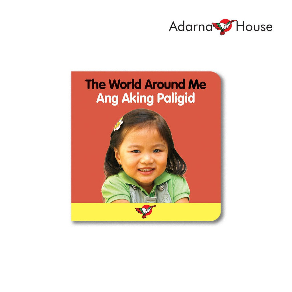 The World Around Me (Red) - Board Book Bilingual Front Cover