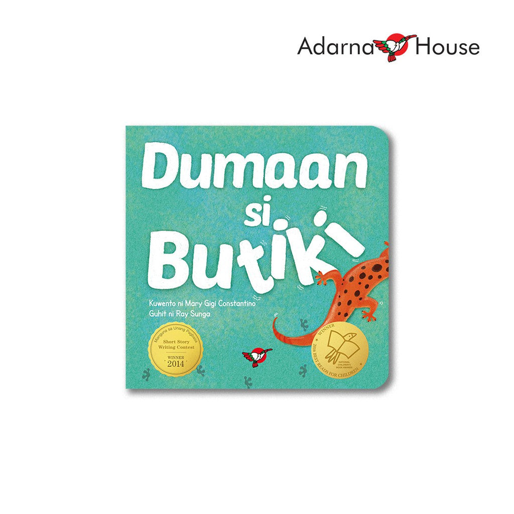 Dumaan si Butiki Board Book - for Toddlers Front Cover